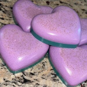 Purple Heart-Shaped Soaps💜🫐